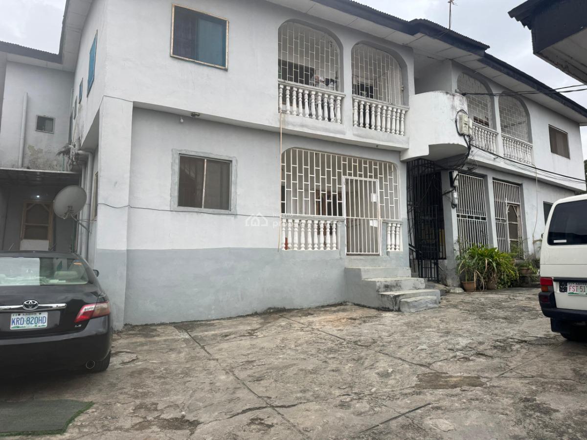 a Land with a Block of Flat, Secured Estate, Maryland, Lagos, Residential Land for Sale