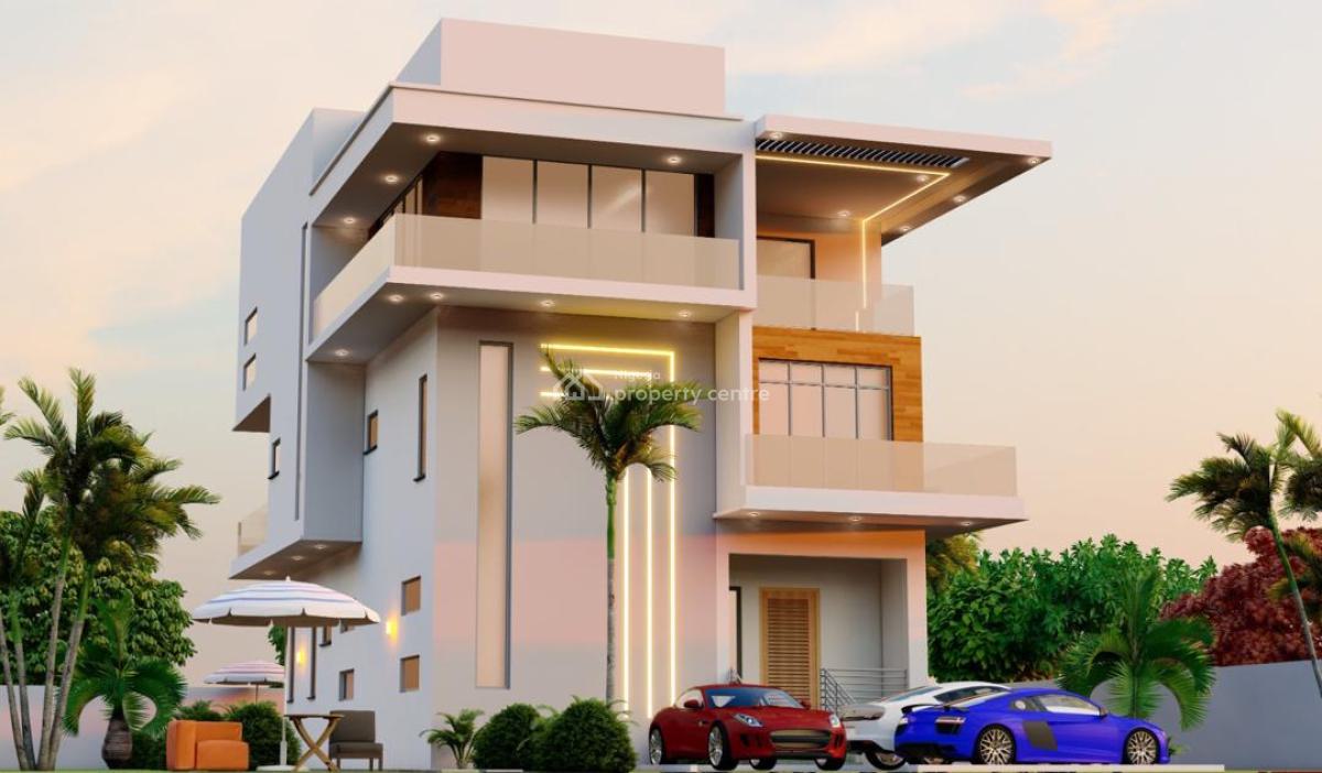 Estate Plot 500 Sqm for 5 Bedrooms Duplex with Bq and a Security House, Katampe Main By Aso, Katampe, Abuja, Land for Sale