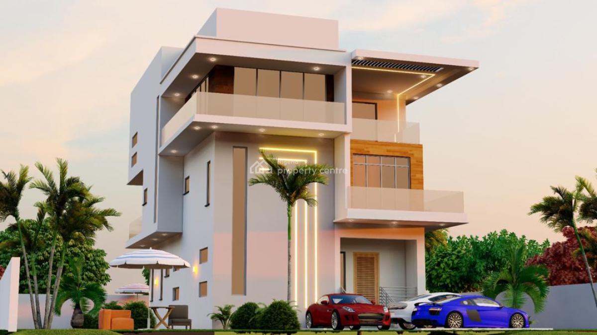 Estate Plot 500 Sqm for 5 Bedrooms Duplex with Bq and a Security House, Katampe Main By Aso, Katampe, Abuja, Land for Sale