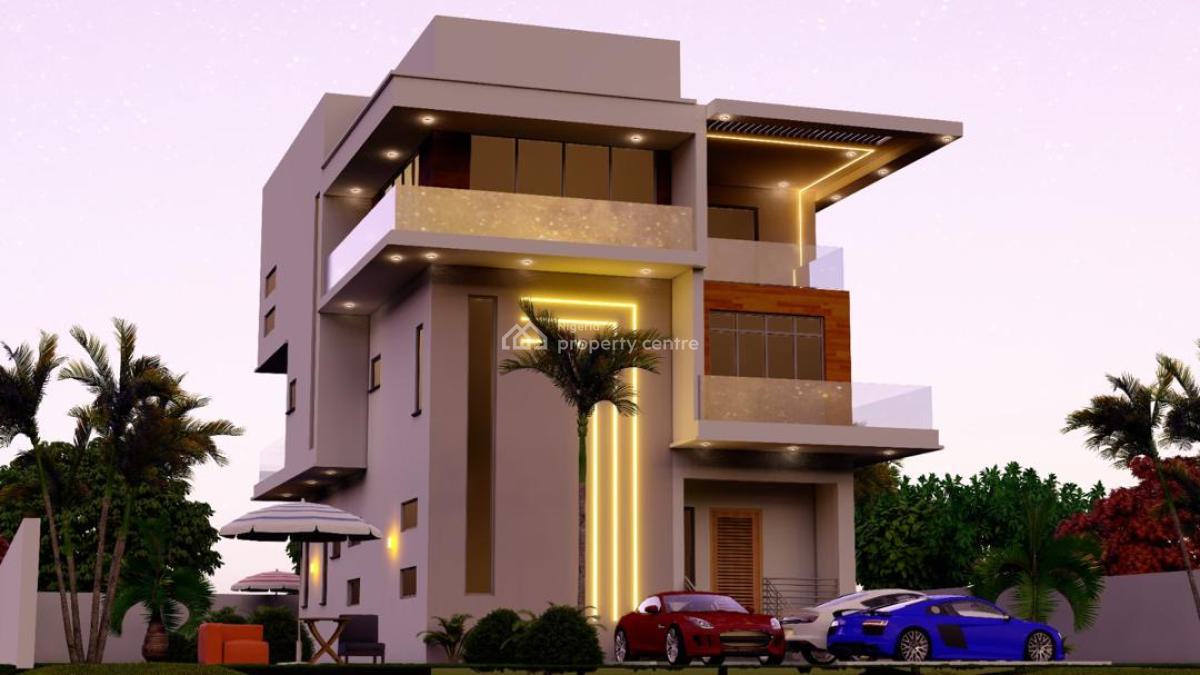 Estate Plot 500 Sqm for 5 Bedrooms Duplex with Bq and a Security House, Katampe Main By Aso, Katampe, Abuja, Land for Sale