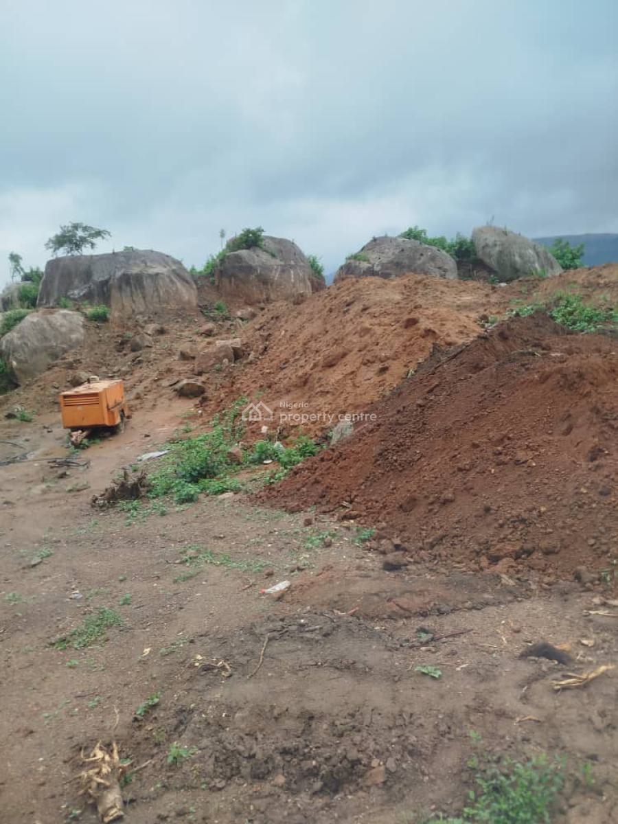 Estate Plot 500 Sqm for 5 Bedrooms Duplex with Bq and a Security House, Katampe Main By Aso, Katampe, Abuja, Land for Sale
