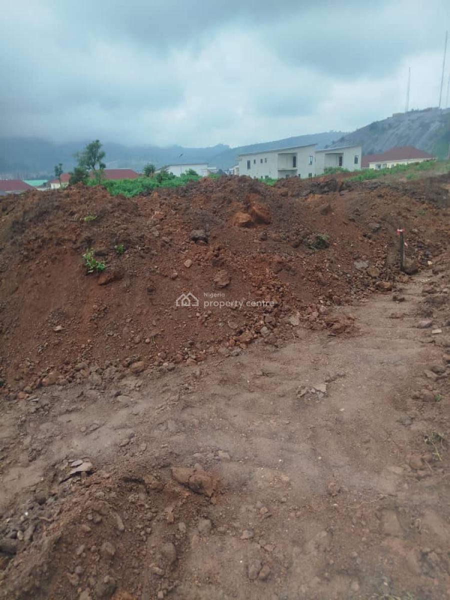 Estate Plot 500 Sqm for 5 Bedrooms Duplex with Bq and a Security House, Katampe Main By Aso, Katampe, Abuja, Land for Sale