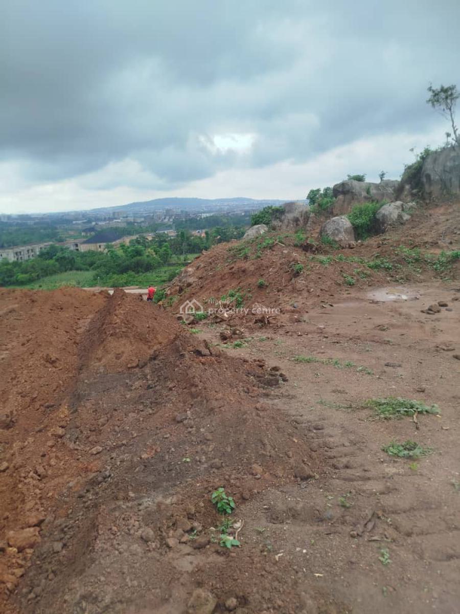 Estate Plot 500 Sqm for 5 Bedrooms Duplex with Bq and a Security House, Katampe Main By Aso, Katampe, Abuja, Land for Sale