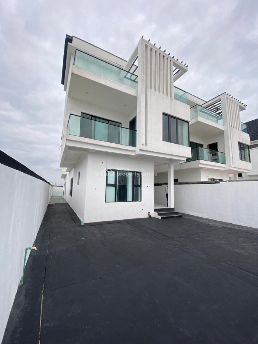 4 Bedroom Fully Detached Duplex with Bq, Pool and Study, Chevron Alternative, Lekki, Lagos, Detached Duplex for Sale