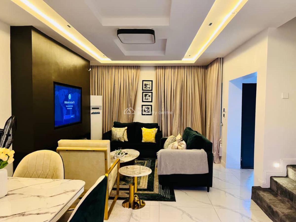Fully Furnished Smart 3-bed Units -- Pennek Estate, Ogombo, Ogombo, Ajah, Lagos, Semi-detached Duplex for Sale