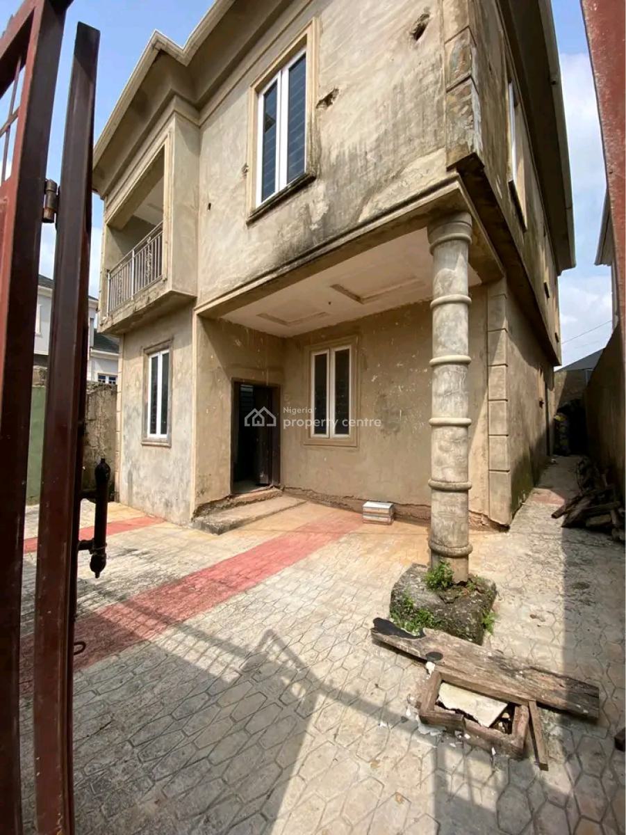 New 3 Bedroom Detached Duplex on Quarter Plot, 85% Ready, Obawole, Fagba, Agege, Lagos, Detached Duplex for Sale