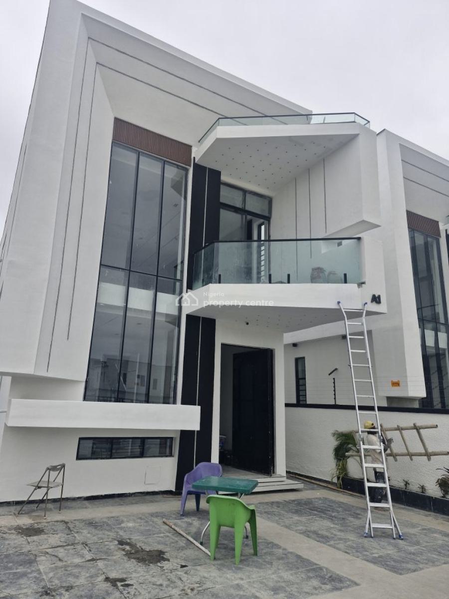 Luxury Brand New 5bedrooms Fully Detached Duplex with Swimming Pool, Lekki Palm City Estate Ado Road Ajah, Ajah, Lagos, Detached Duplex for Sale