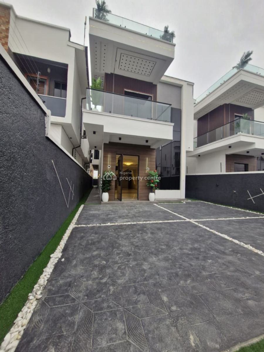 Brand New 5bedrooms Fully Detached Duplex with a Bq, Lekki Palm City Estate Ado Road Ajah, Ajah, Lagos, Detached Duplex for Sale