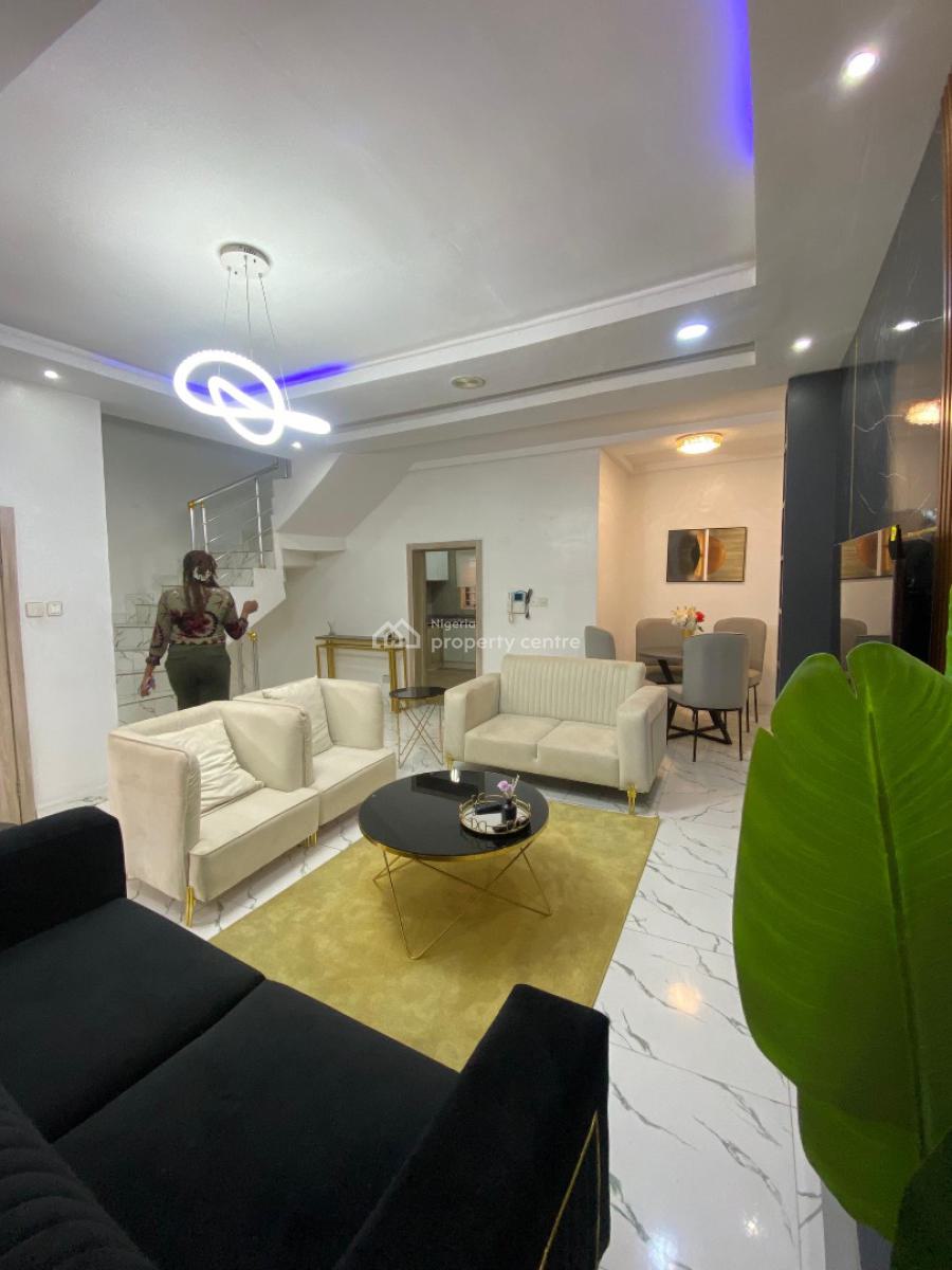 20 Units of 4 Bedrooms Fully Furnished Terraced Duplex with Gym, Chevron Alternative, Lekki, Lagos, Terraced Duplex for Sale