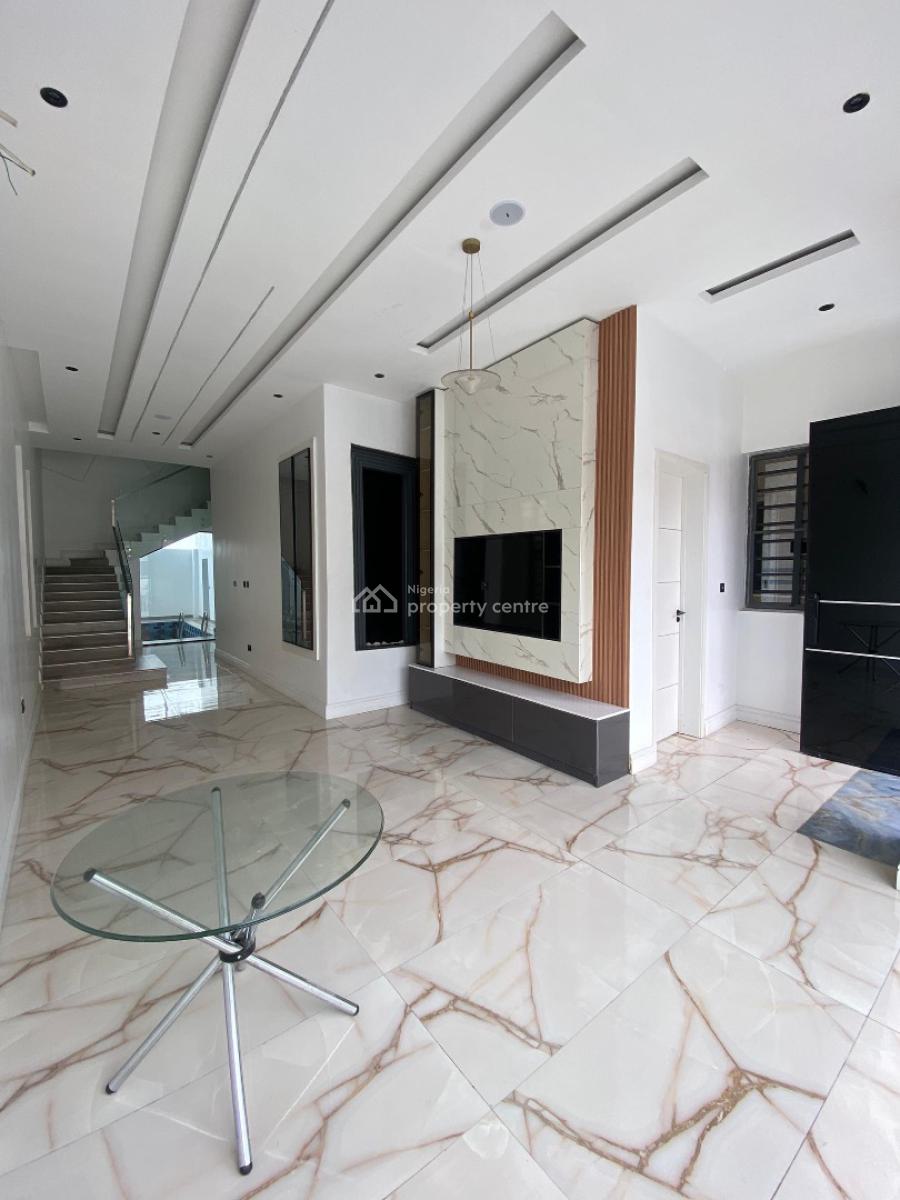 5 Bedroom Fully Detached Duplex with Bq, Pool, Cinema, Penthouse, Chevron Alternative, Lekki, Lagos, Detached Duplex for Sale