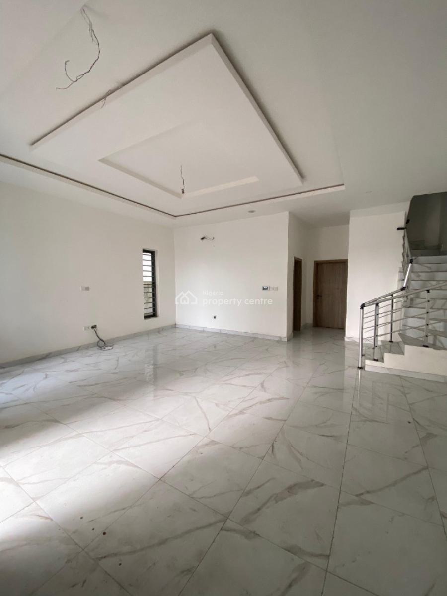 4 Bedroom Semi Detached Duplex with a Room Bq, Chevron Alternative, Lekki, Lagos, Semi-detached Duplex for Sale