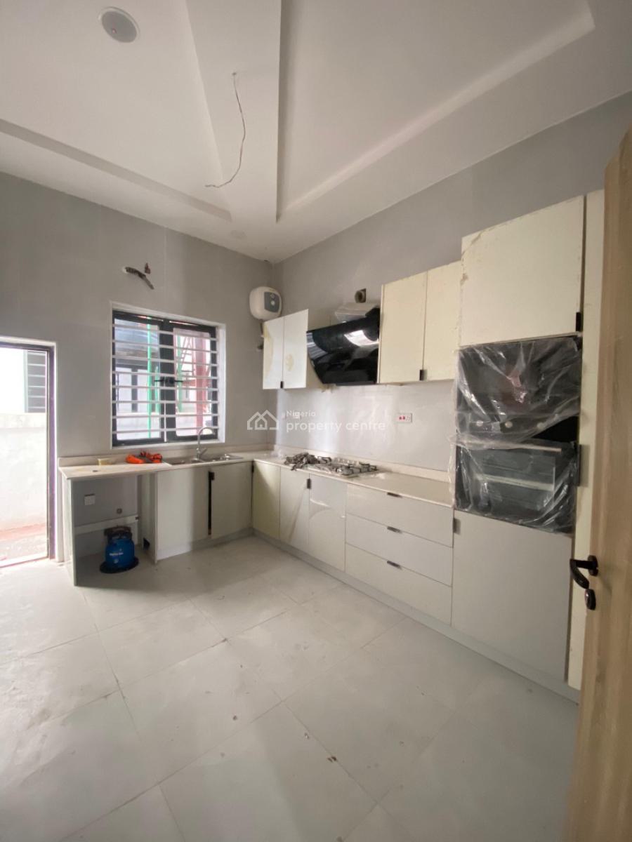 4 Bedroom Semi Detached Duplex with a Room Bq, Chevron Alternative, Lekki, Lagos, Semi-detached Duplex for Sale