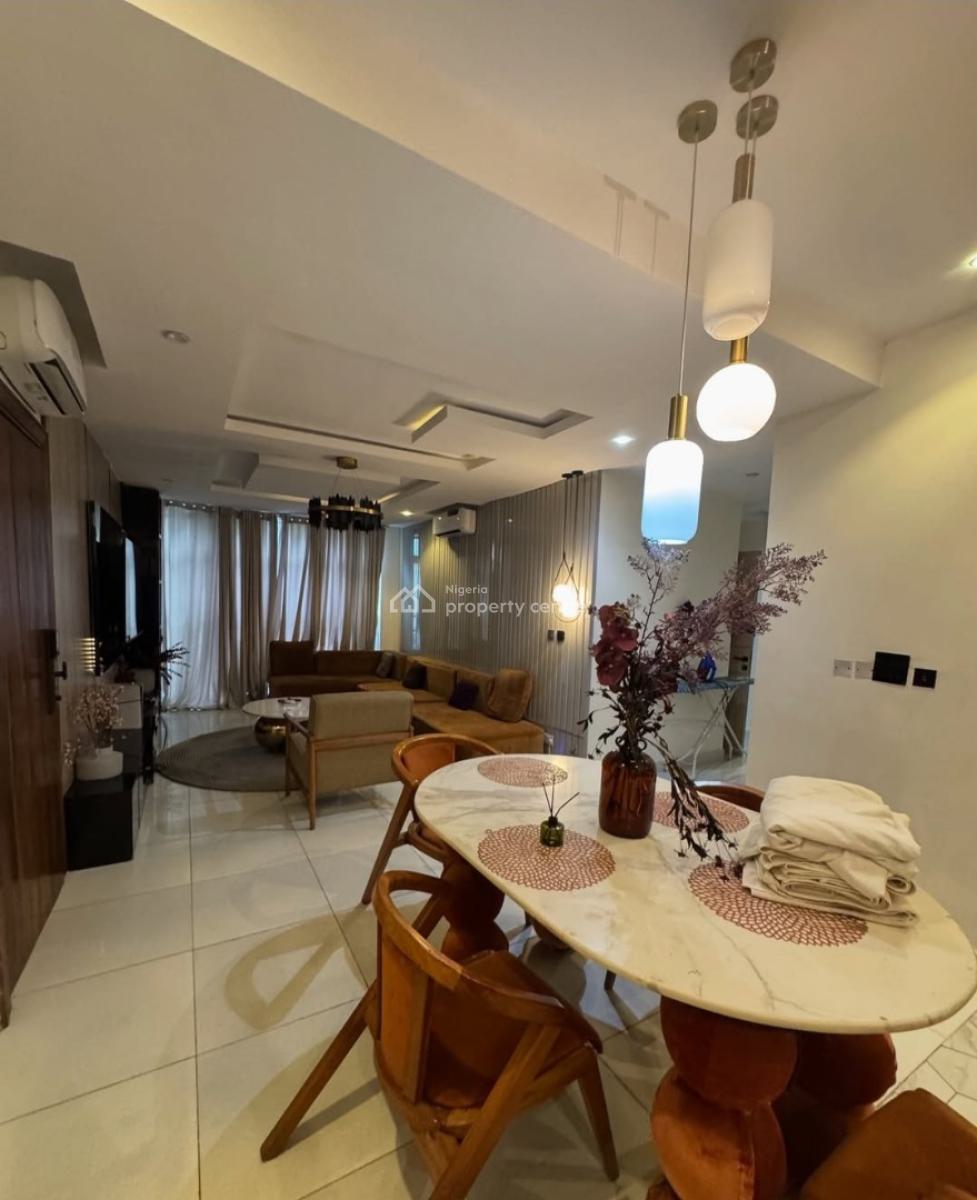 Furnished and Fully Fitted Bedroom En-suite Flat with 1 Room Bq, Swimm, Lekki Phase 1, Lekki, Lagos, Flat / Apartment for Rent
