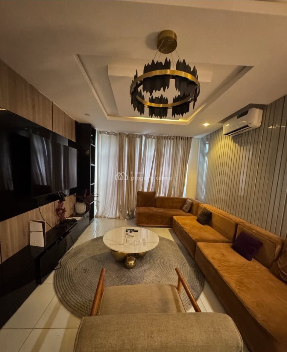 Furnished and Fully Fitted Bedroom En-suite Flat with 1 Room Bq, Swimm, Lekki Phase 1, Lekki, Lagos, Flat / Apartment for Rent