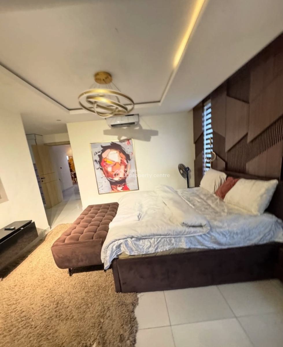 Furnished and Fully Fitted Bedroom En-suite Flat with 1 Room Bq, Swimm, Lekki Phase 1, Lekki, Lagos, Flat / Apartment for Rent