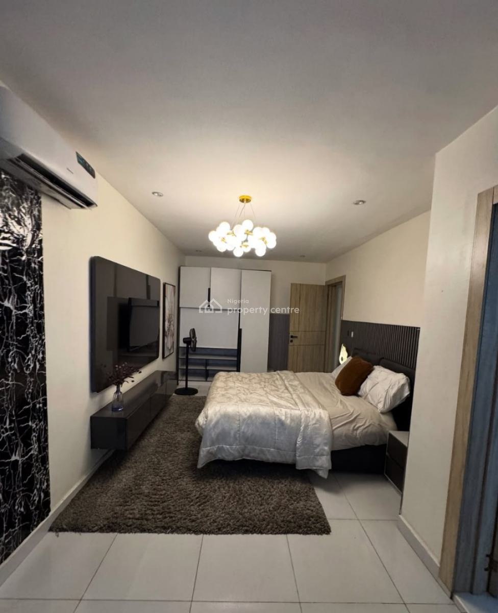 Furnished and Fully Fitted Bedroom En-suite Flat with 1 Room Bq, Swimm, Lekki Phase 1, Lekki, Lagos, Flat / Apartment for Rent
