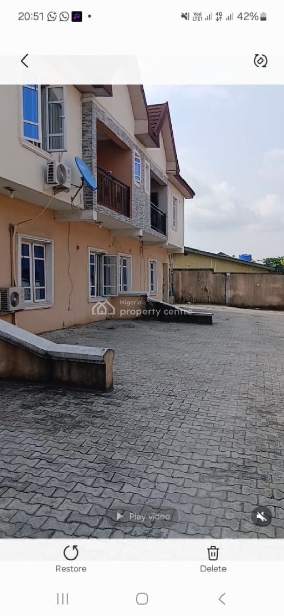Luxury and Neat 4 Bedroom Terrace Duplex in a Secured Estate, Sangotedo, Sangotedo, Ajah, Lagos, Terraced Duplex for Rent
