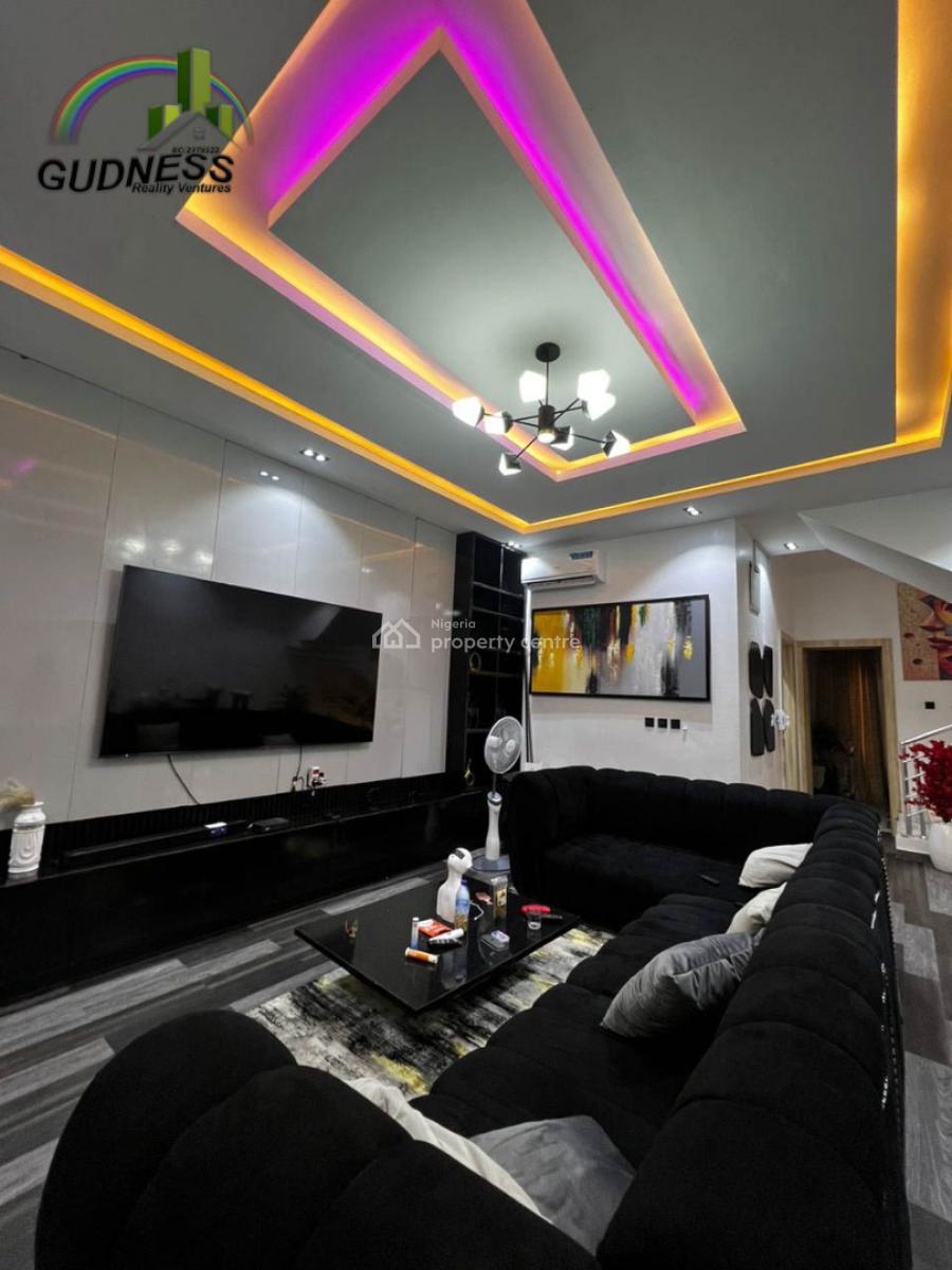 4 Bedroom Semi Detached Duplex with Bq (unfurnished), Orchid Road, Lekki, Lagos, Semi-detached Duplex for Rent