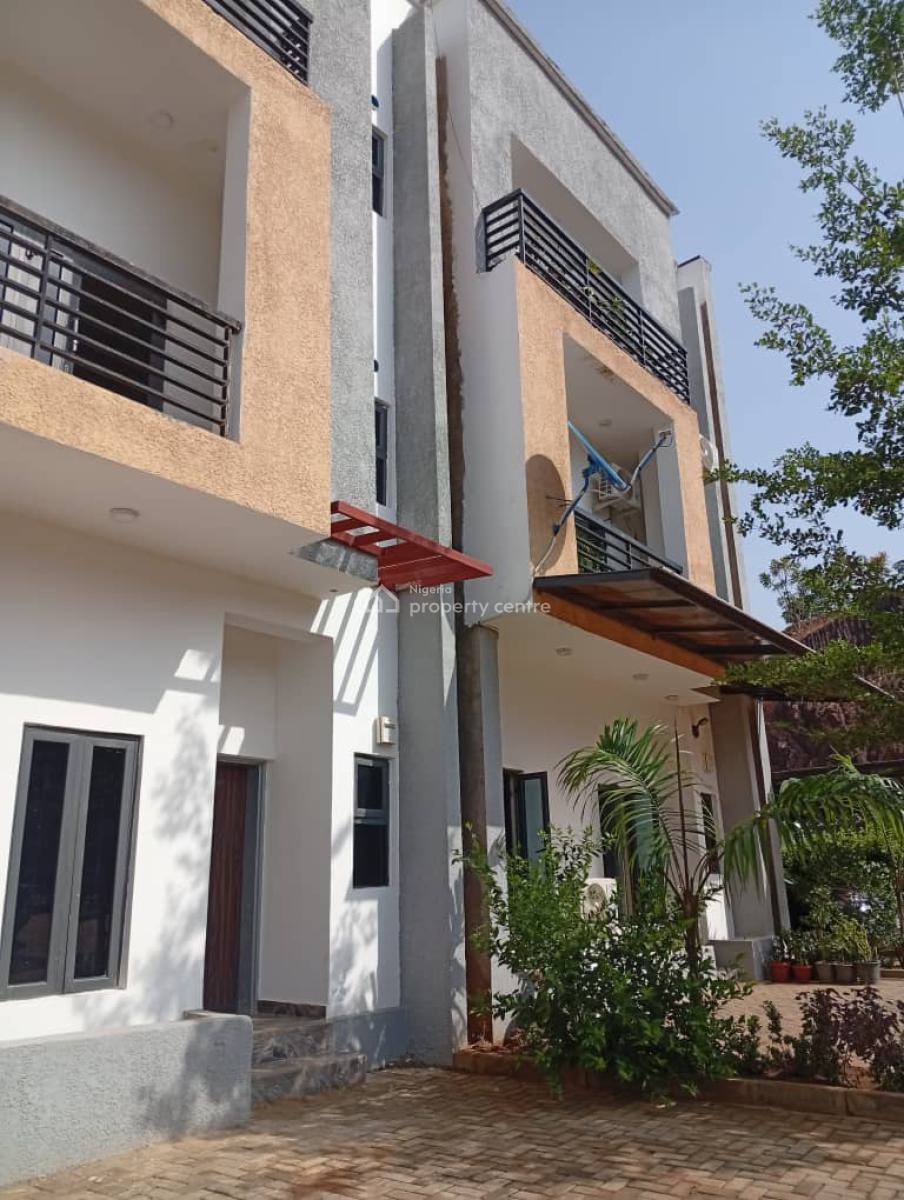 a Nice 4 Bedroom Terraced Duplex with Bq in an Estate on Tarred Road, Guzape District, Abuja, Terraced Duplex for Sale