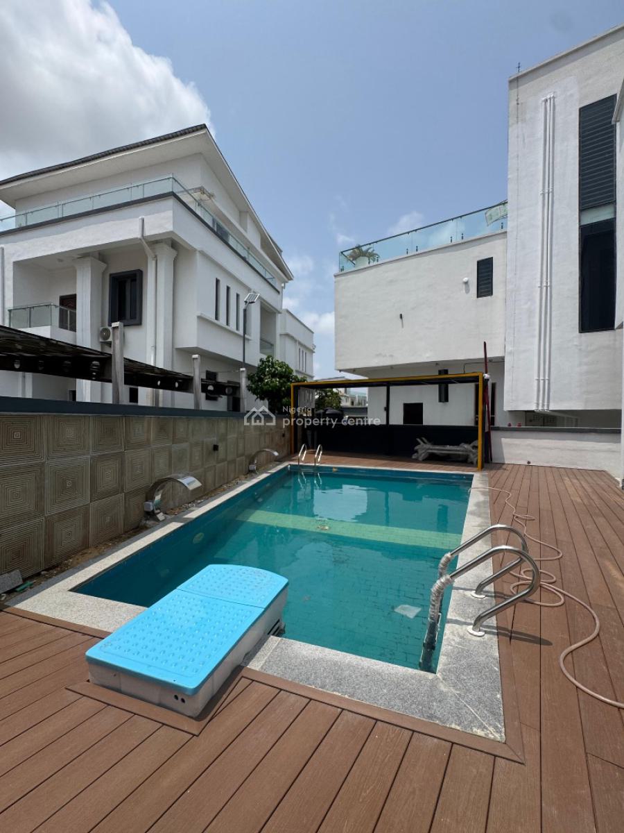 Magnificent 5 Bedroom Detached Duplex with a Cinema & Pool, Osapa, Lekki, Lagos, Detached Duplex for Sale
