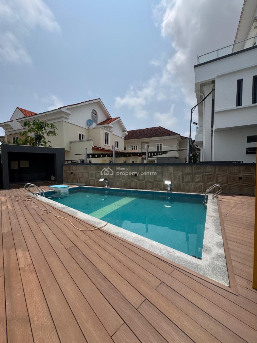 Magnificent 5 Bedroom Detached Duplex with a Cinema & Pool, Osapa, Lekki, Lagos, Detached Duplex for Sale