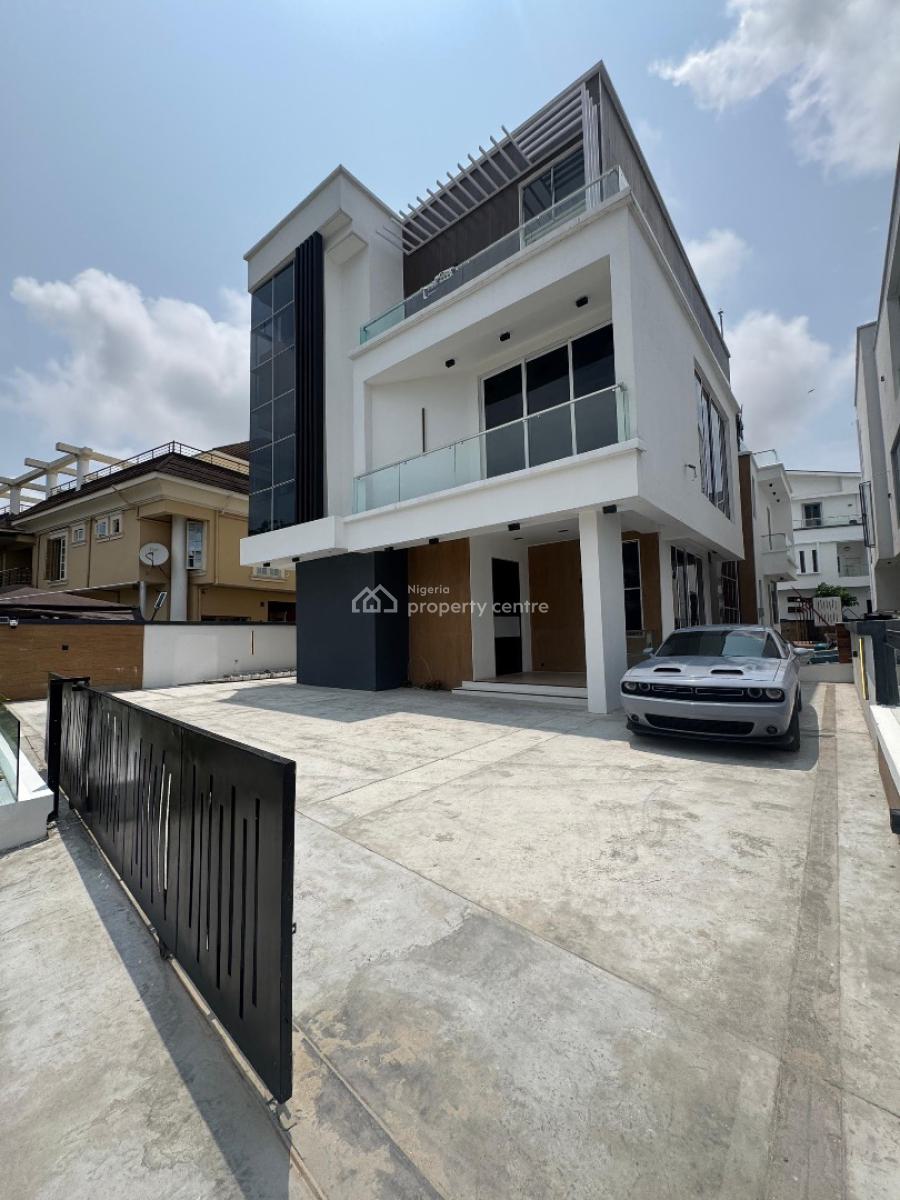 Magnificent 5 Bedroom Detached Duplex with a Cinema & Pool, Osapa, Lekki, Lagos, Detached Duplex for Sale