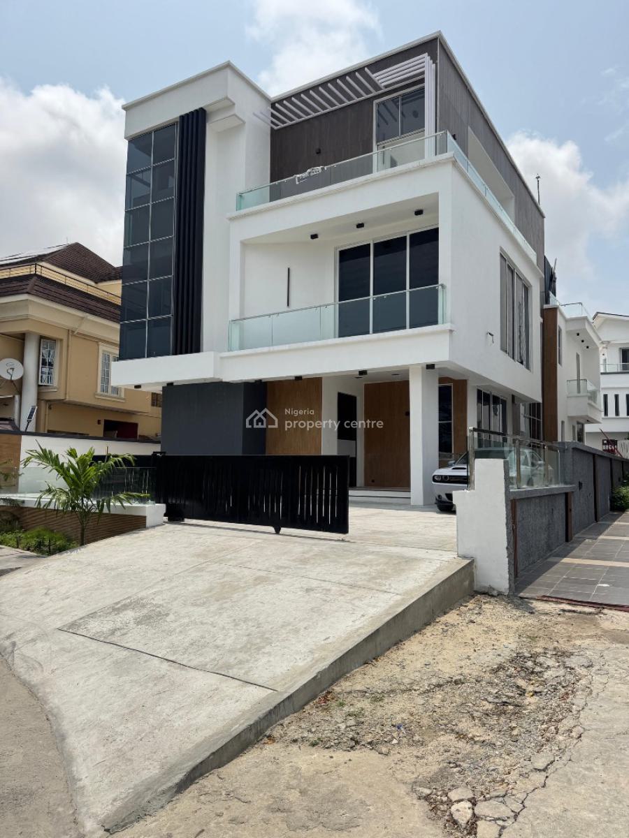 Magnificent 5 Bedroom Detached Duplex with a Cinema & Pool, Osapa, Lekki, Lagos, Detached Duplex for Sale