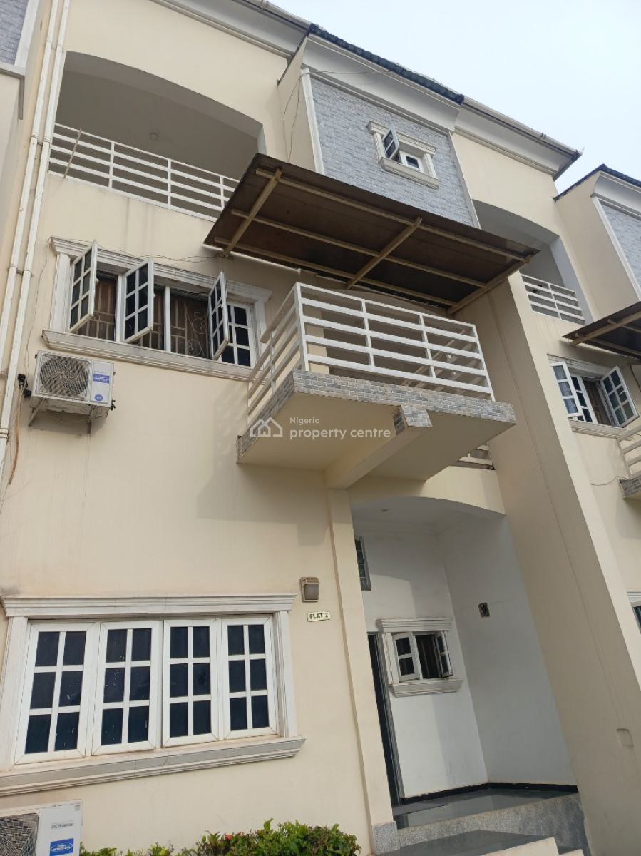 Spacious 3 Bedroom Terrace Duplex with a Bq Attached, Guzape District, Abuja, House for Rent