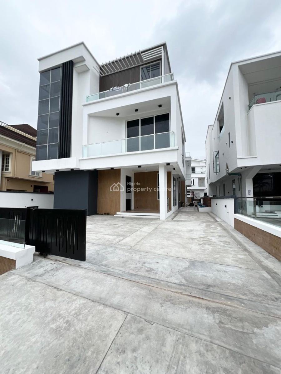 Luxurious 5 Bedrooms Fully-detached Duplex with Bq, Osapa, Lekki, Lagos, Detached Duplex for Sale
