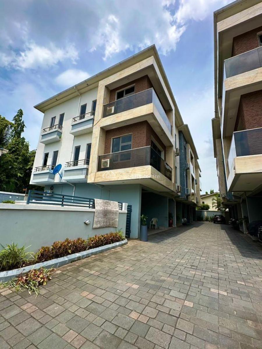 Fully Furnished & Serviced 4-bedroom Townhouse with Premium Amenities, Ikoyi, Lagos, Terraced Duplex for Rent