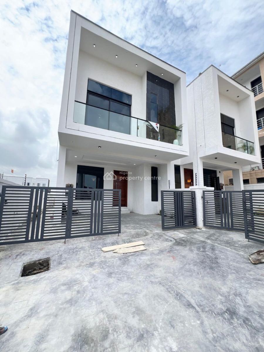 Newly Built 4 Bedrooms Semi-detached Duplex with Bq, Ikota, Lekki, Lagos, Semi-detached Duplex for Sale