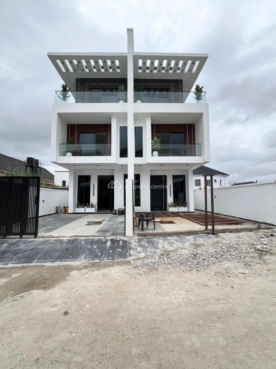 Luxurious 4bedrooms Semi-detached Duplex with Bq, Ajah,lagos, Ajah, Lagos, Semi-detached Duplex for Sale