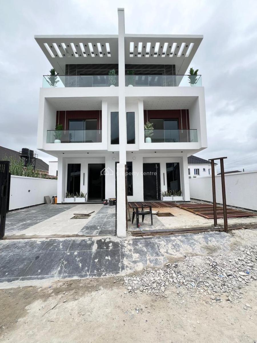 Luxurious 4bedrooms Semi-detached Duplex with Bq, Ajah,lagos, Ajah, Lagos, Semi-detached Duplex for Sale