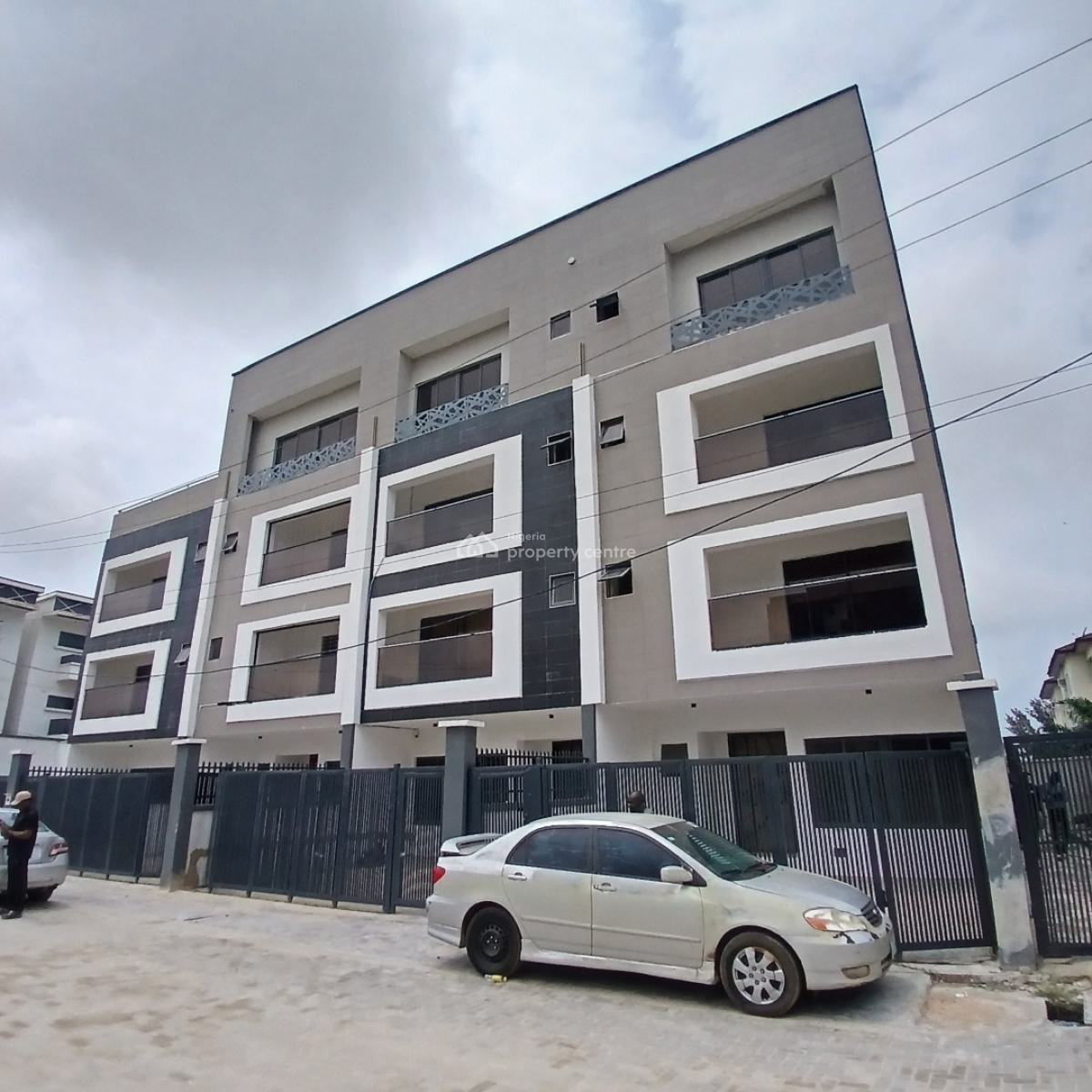 Luxury 4 Bedroom Self Compound Terrace Duplex with Bq on 3 Floors, Ikate Elegushi, Lekki, Lagos, Terraced Duplex for Sale