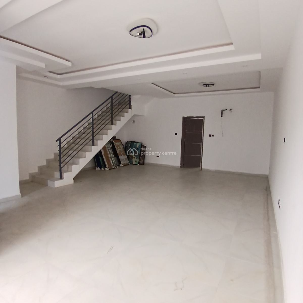 Luxury 4 Bedroom Self Compound Terrace Duplex with Bq on 3 Floors, Ikate Elegushi, Lekki, Lagos, Terraced Duplex for Sale