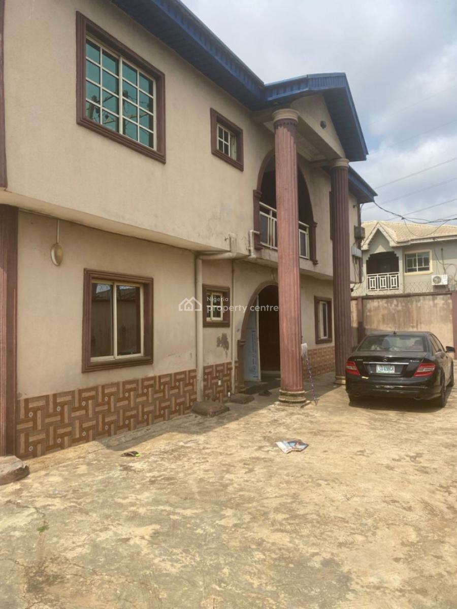 Investors Delight: Decent Block of 8 Flats on More Than a Full Plot, Ayetobi, Ipaja, Lagos, Block of Flats for Sale