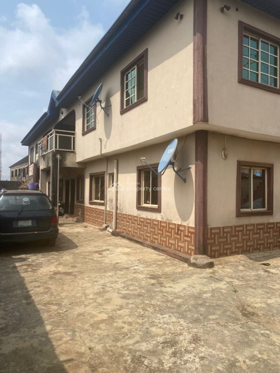 Investors Delight: Decent Block of 8 Flats on More Than a Full Plot, Ayetobi, Ipaja, Lagos, Block of Flats for Sale