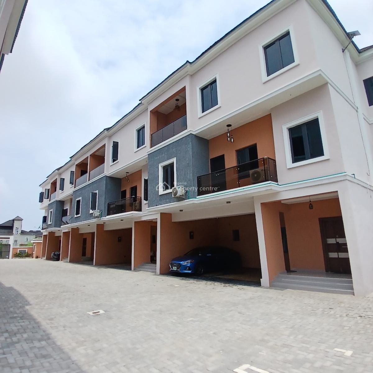 Luxury 4 Bedroom Terrace Duplex with Swimming Pool, Off Freedom Way, Ikate Elegushi, Lekki, Lagos, Terraced Duplex for Sale