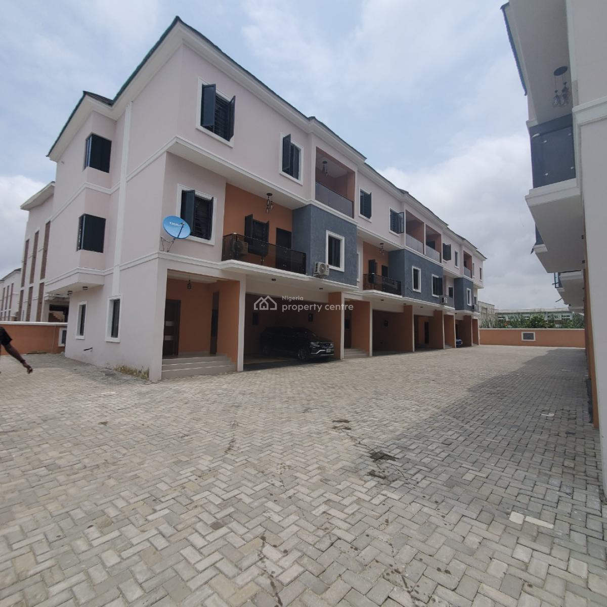 Finely Built 4 Bedroom Terrace Duplex with Bq in a Prime Location, Ikate, Lekki, Lagos, Terraced Duplex for Sale
