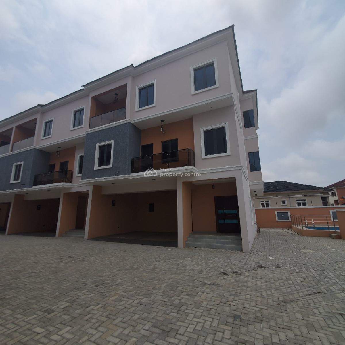 Finely Built 4 Bedroom Terrace Duplex with Bq in a Prime Location, Ikate, Lekki, Lagos, Terraced Duplex for Sale