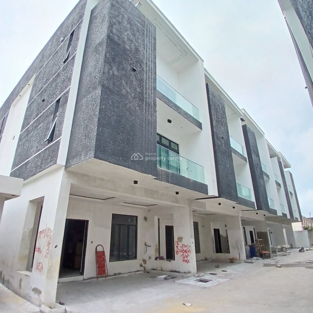 Luxury 5 Bedroom Terrace Duplex with Swimming Pool and Bq, Off Freedom Way, Ikate Elegushi, Lekki, Lagos, Terraced Duplex for Sale