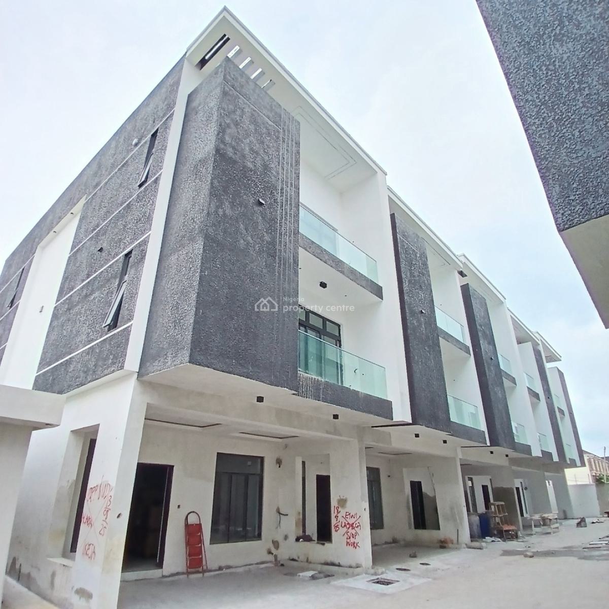 Luxury 5 Bedroom Terrace Duplex with Swimming Pool and Bq, Off Freedom Way, Ikate Elegushi, Lekki, Lagos, Terraced Duplex for Sale