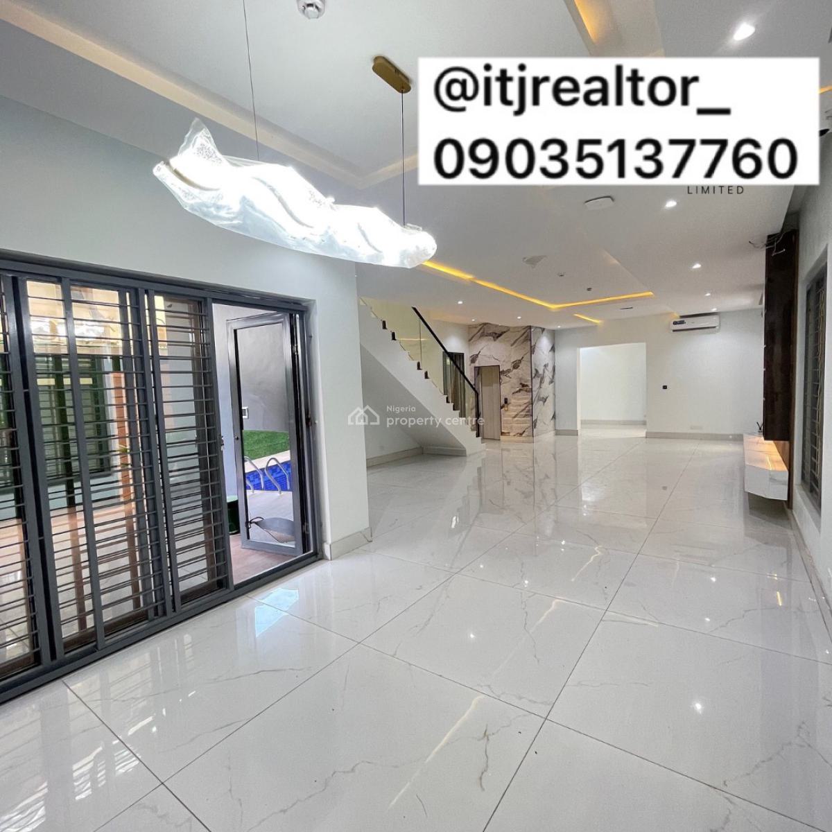 Stunning 5 Bedroom Detached Duplex with Swimming Pool,gym and Bq, Lekki Phase 1, Lekki Phase 1, Lekki, Lagos, Detached Duplex for Sale