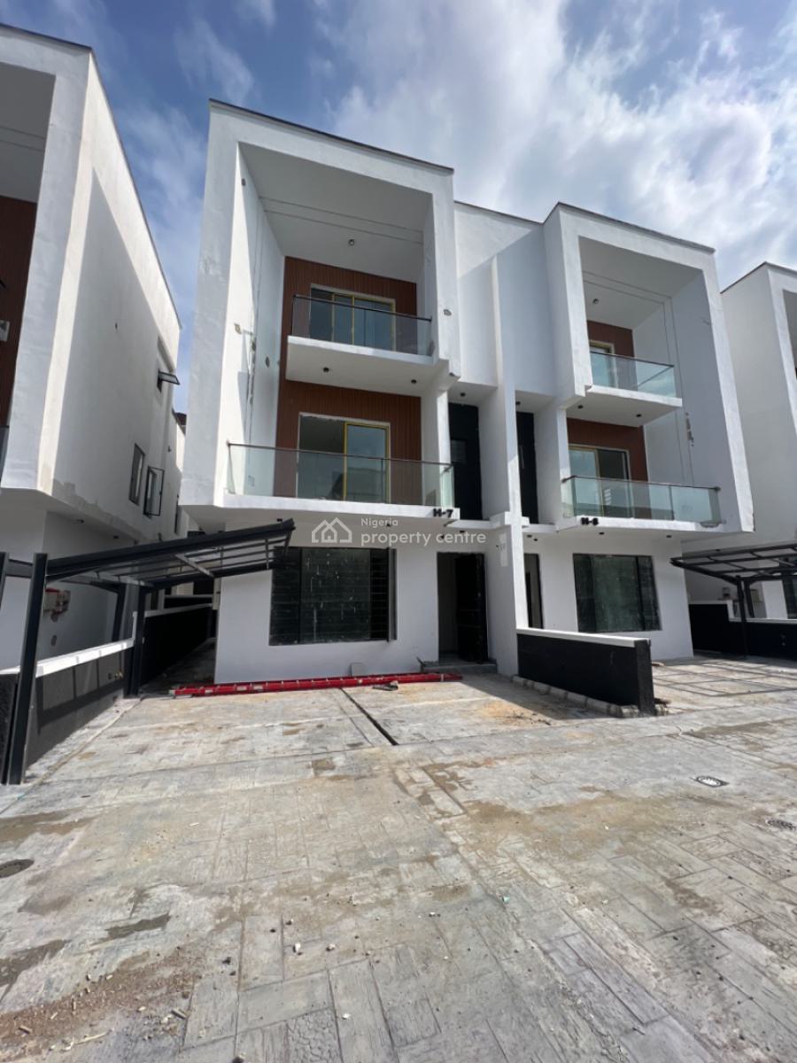 4 Bedroom Semi Detached, Close to 2nd Toll Gate / Chevron, Lekki, Lagos, House for Sale