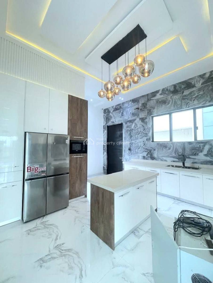 Automated 5 Bedroom Fully Detached Duplex with Bq & Pool, Osapa, Lekki, Lagos, Detached Duplex for Sale