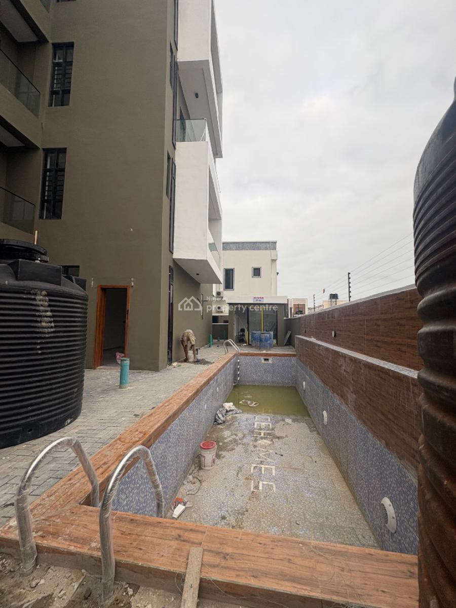 Standard 2 Bedroom Apartments + Rooftop Lounge, Ikota, Lekki, Lagos, Block of Flats for Sale