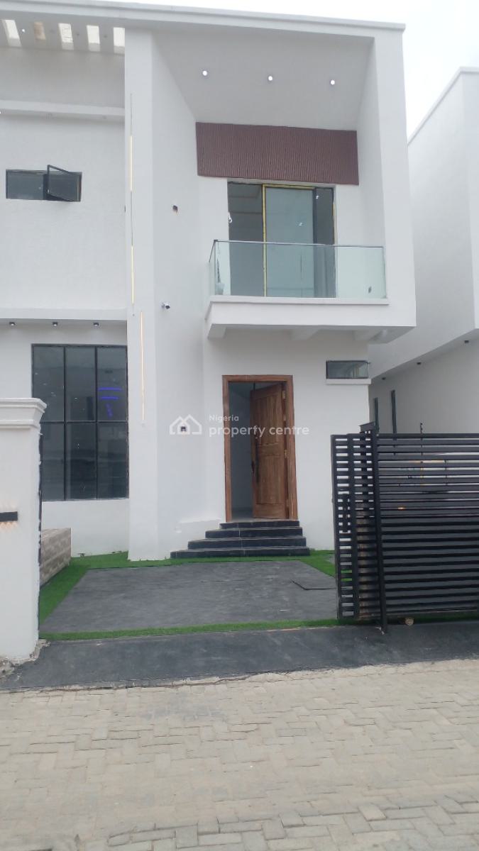 4 Bedroom Fully Detached Duplex with a Bq and Swimming Pool, Chevron Alternative, Lekki, Lagos, Detached Duplex for Sale