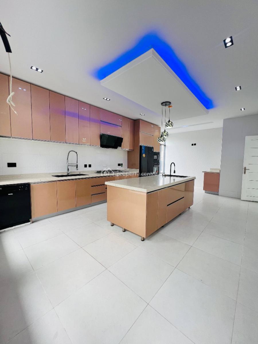 5 Bedroom Fully Detached Duplex + Bq with Cinema,& Pool, in a Gated and Secured, Osapa, Lekki, Lagos, Detached Duplex for Sale