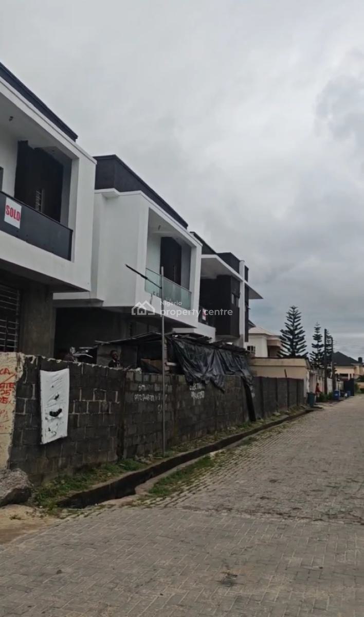 Newly Built 4 Bedrooms Terrace Serviced Duplex, Orkland Estate Behind Blenco Supermarket, Sangotedo, Ajah, Lagos, Terraced Duplex for Sale