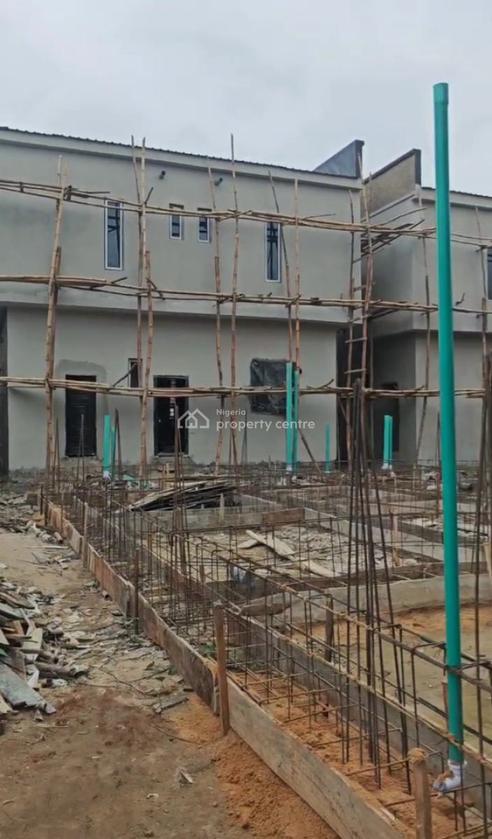 Newly Built 4 Bedrooms Terrace Serviced Duplex, Orkland Estate Behind Blenco Supermarket, Sangotedo, Ajah, Lagos, Terraced Duplex for Sale